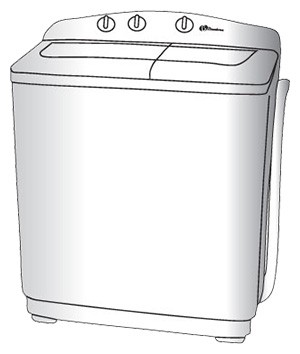 洗濯機 Binatone WM 7580 写真, 特性