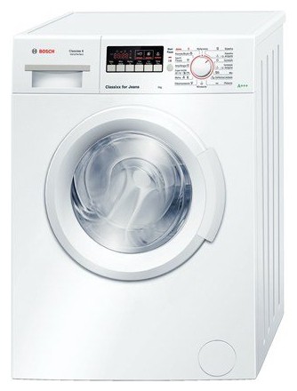 เครื่องซักผ้า Bosch WAB 2021 J รูปถ่าย, ลักษณะเฉพาะ