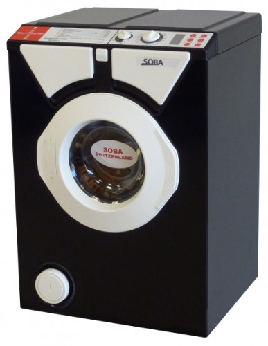 çamaşır makinesi Eurosoba 1100 Sprint Plus Black and White fotoğraf, özellikleri