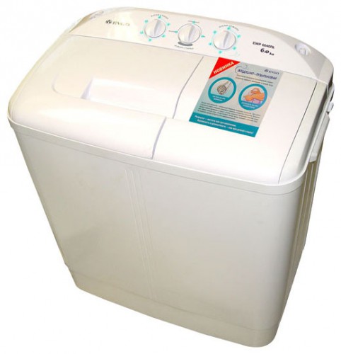 Máquina de lavar Evgo EWP-6040PA Foto, características