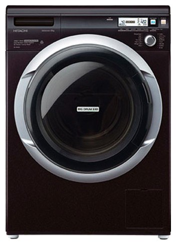 Mașină de spălat Hitachi BD-W70PV BK fotografie, caracteristici