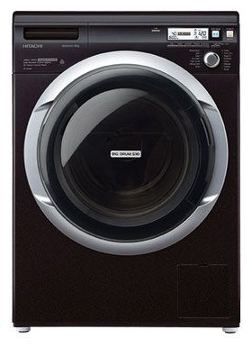 Tvättmaskin Hitachi BD-W75SV220R BK Fil, egenskaper