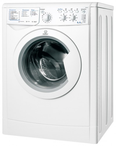 çamaşır makinesi Indesit IWC 6105 B fotoğraf, özellikleri