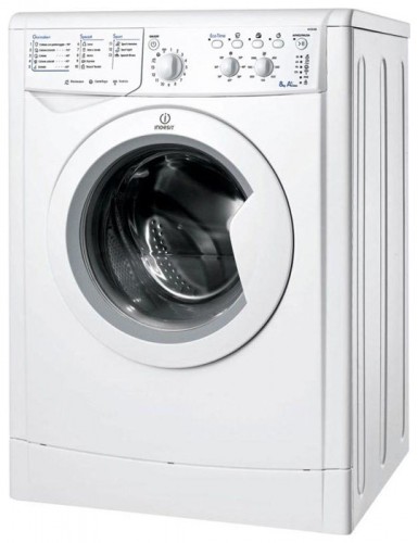 Tvättmaskin Indesit IWC 6125 W Fil, egenskaper