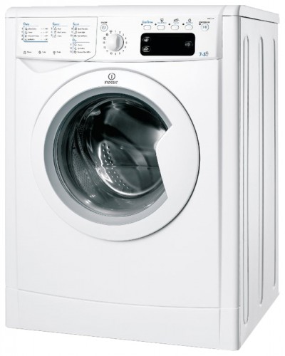 洗衣机 Indesit IWDE 7125 B 照片, 特点