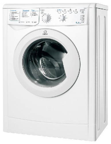 Tvättmaskin Indesit IWSB 5105 Fil, egenskaper