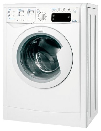 Tvättmaskin Indesit IWSE 71251 Fil, egenskaper