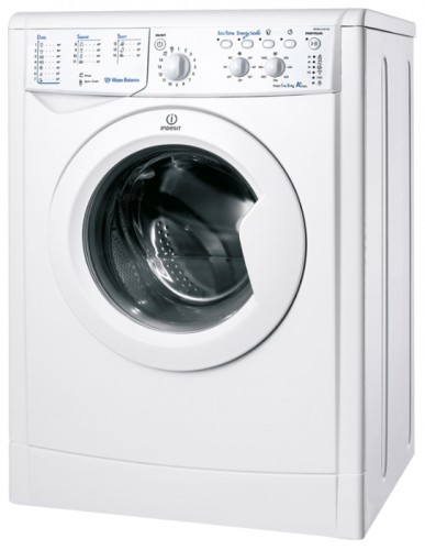 Tvättmaskin Indesit IWSNC 51051X9 Fil, egenskaper
