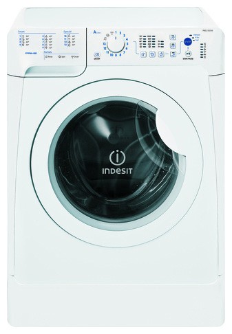 Vaskemaskine Indesit PWC 7104 W Foto, Egenskaber