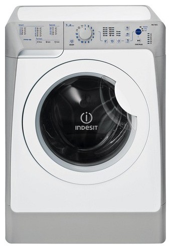﻿Washing Machine Indesit PWC 7108 S Photo, Characteristics