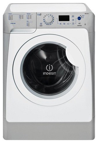 Máquina de lavar Indesit PWDE 7125 S Foto, características