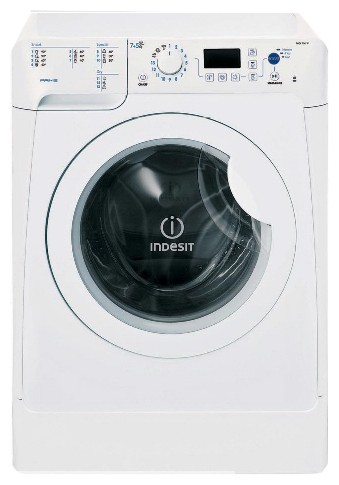 Máquina de lavar Indesit PWDE 7145 W Foto, características