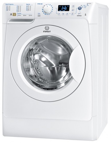 Mașină de spălat Indesit PWE 7127 W fotografie, caracteristici
