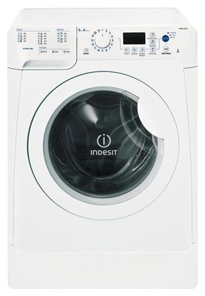 Tvättmaskin Indesit PWE 8127 W Fil, egenskaper