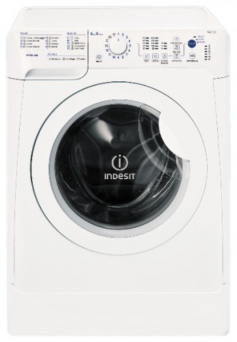 çamaşır makinesi Indesit PWSC 6108 W fotoğraf, özellikleri