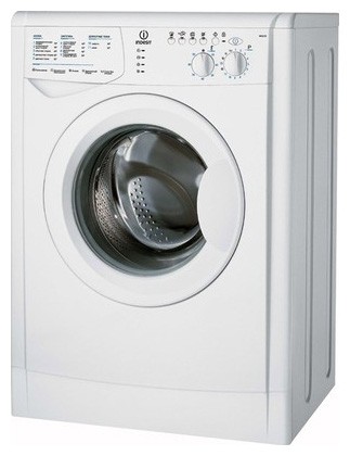 çamaşır makinesi Indesit WISL 92 fotoğraf, özellikleri