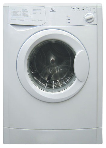 Tvättmaskin Indesit WISN 100 Fil, egenskaper