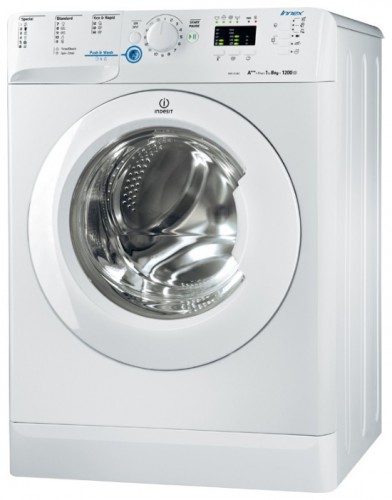 çamaşır makinesi Indesit XWA 81283 W fotoğraf, özellikleri