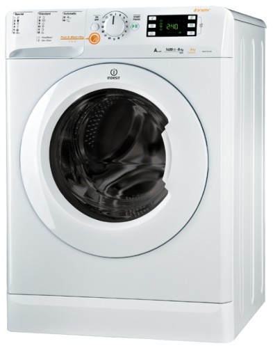 Mașină de spălat Indesit XWDE 861480X W fotografie, caracteristici
