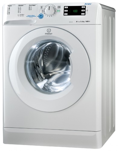 çamaşır makinesi Indesit XWE 61451 W fotoğraf, özellikleri