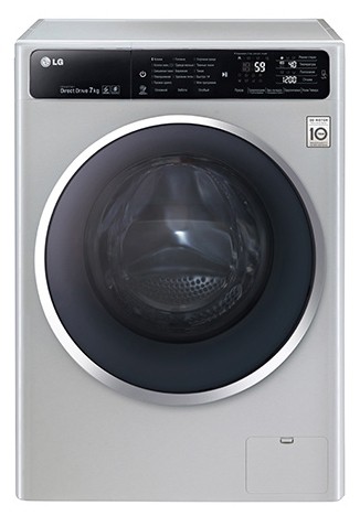 Máquina de lavar LG F-12U1HBN4 Foto, características