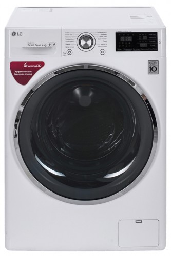 वॉशिंग मशीन LG F-12U2HCN2 तस्वीर, विशेषताएँ