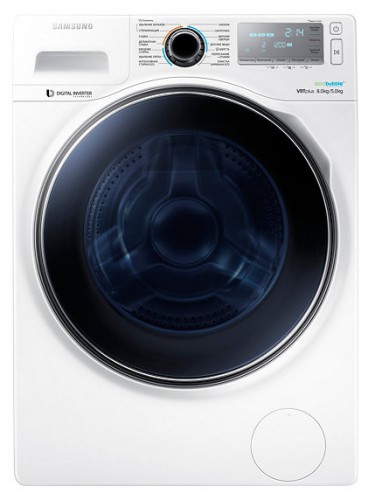 Vaskemaskine Samsung WD80J7250GW Foto, Egenskaber