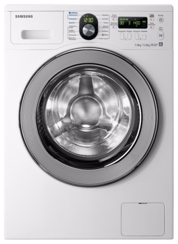 çamaşır makinesi Samsung WD8704DJF fotoğraf, özellikleri