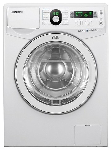 Máquina de lavar Samsung WF1602YQC Foto, características