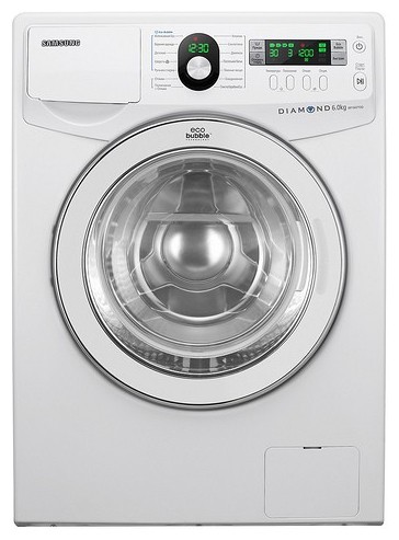 เครื่องซักผ้า Samsung WF1602YQQ รูปถ่าย, ลักษณะเฉพาะ