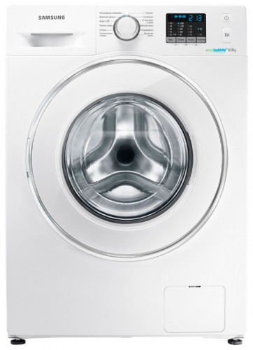 çamaşır makinesi Samsung WF80F5E2W4W fotoğraf, özellikleri