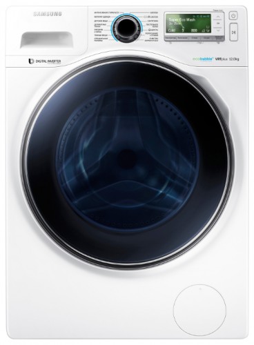 Máquina de lavar Samsung WW12H8400EW/LP Foto, características