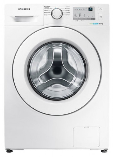 वॉशिंग मशीन Samsung WW60J3063LW तस्वीर, विशेषताएँ