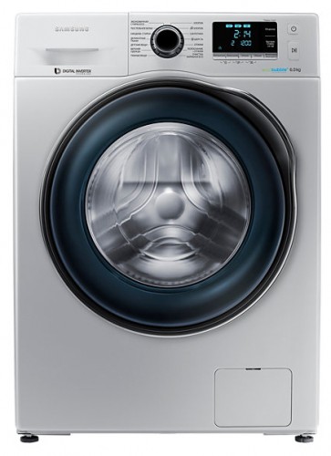 वॉशिंग मशीन Samsung WW60J6210DS तस्वीर, विशेषताएँ