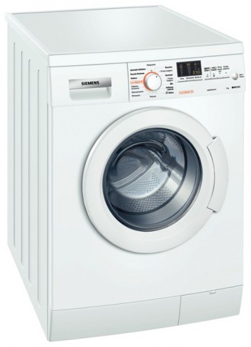 Tvättmaskin Siemens WM 12E47 A Fil, egenskaper