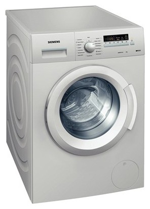 वॉशिंग मशीन Siemens WS 12K26 S तस्वीर, विशेषताएँ