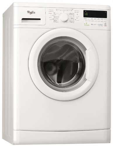 Tvättmaskin Whirlpool AWO/C 61203 Fil, egenskaper