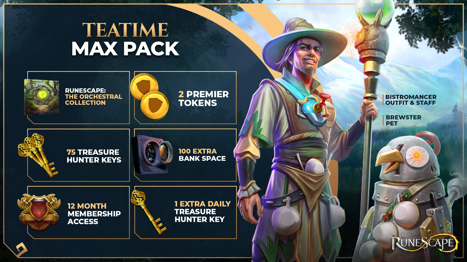 Runescape - Max Pack + 12 Months Membership Manual Delivery, 56.49$