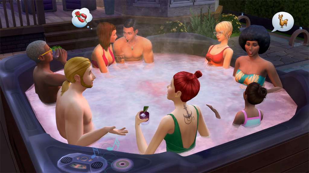 The Sims 4 Bundle: Spa Day & Perfect Patio Stuff Expansion Pack Origin CD Key, 22.58$