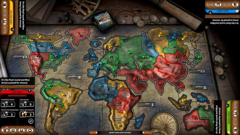 RISK - The game of Global Domination - The Official 2016 Edition Steam Gift, 950.28$