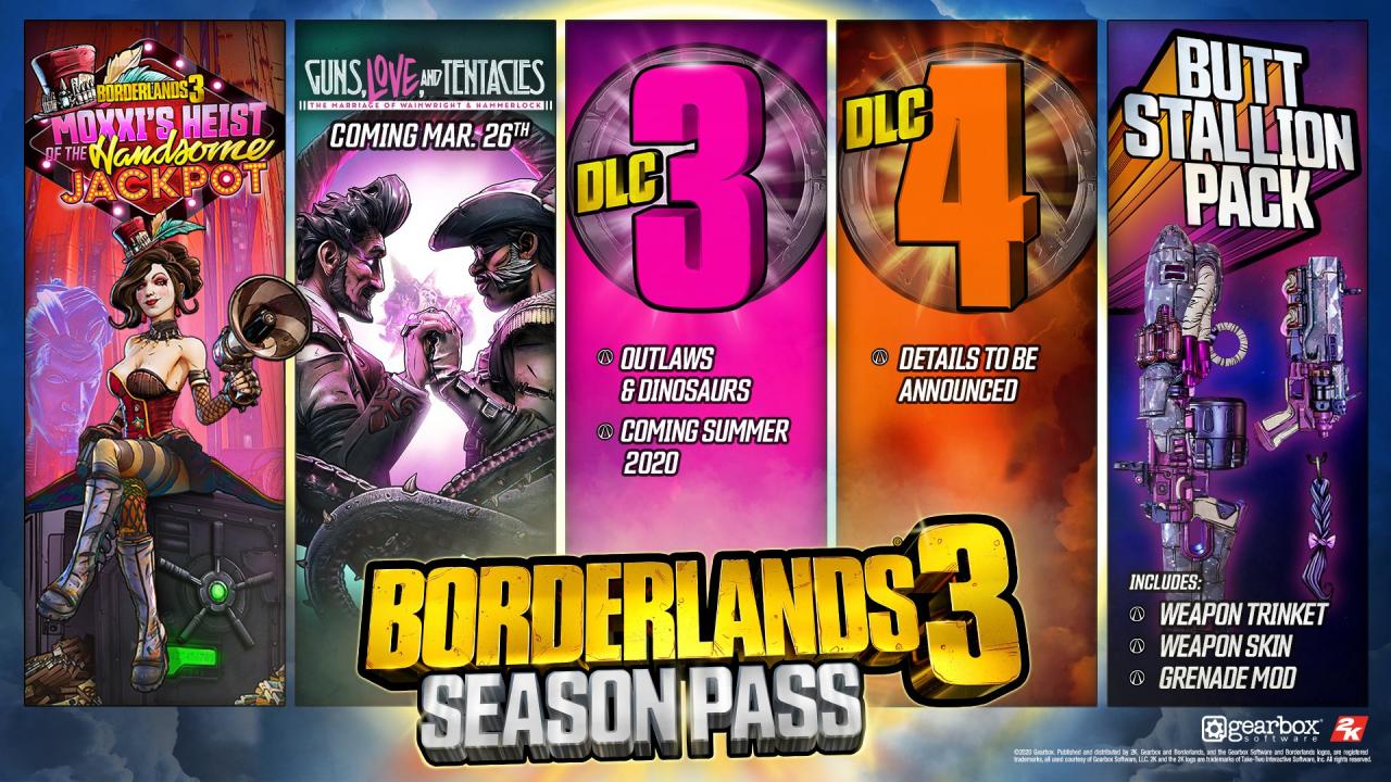 Borderlands 3 - Season Pass DLC EU Steam CD Key, 12.68$