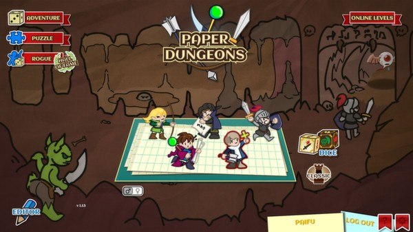 Paper Dungeons Steam CD Key, 1.36$