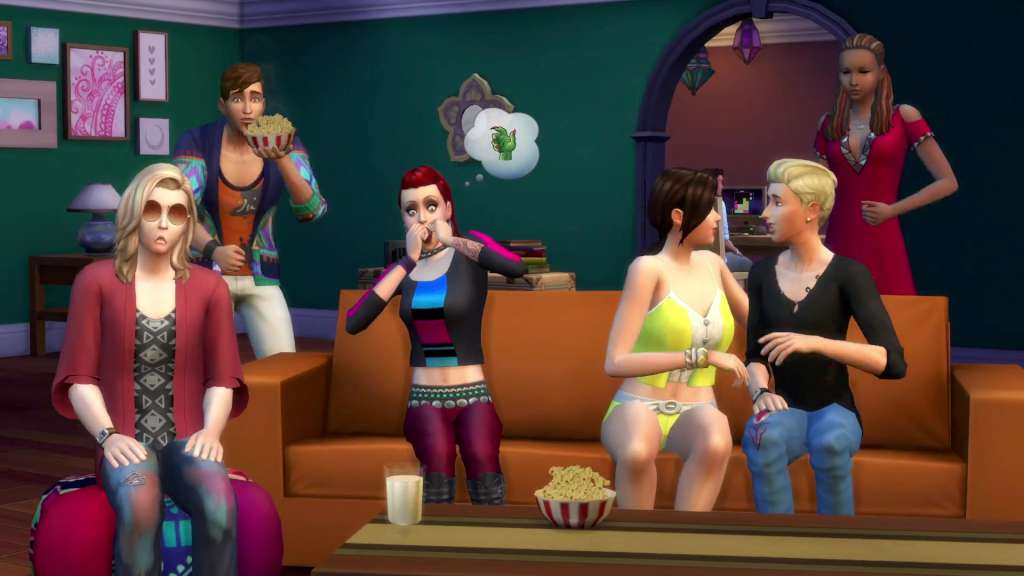 The Sims 4 - Movie Hangout Stuff DLC Origin CD Key, 9.37$