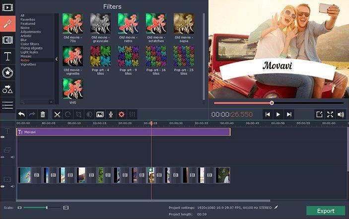 Movavi Video Editor Plus for Mac 15 Key (Lifetime / 1 Mac), 18.07$