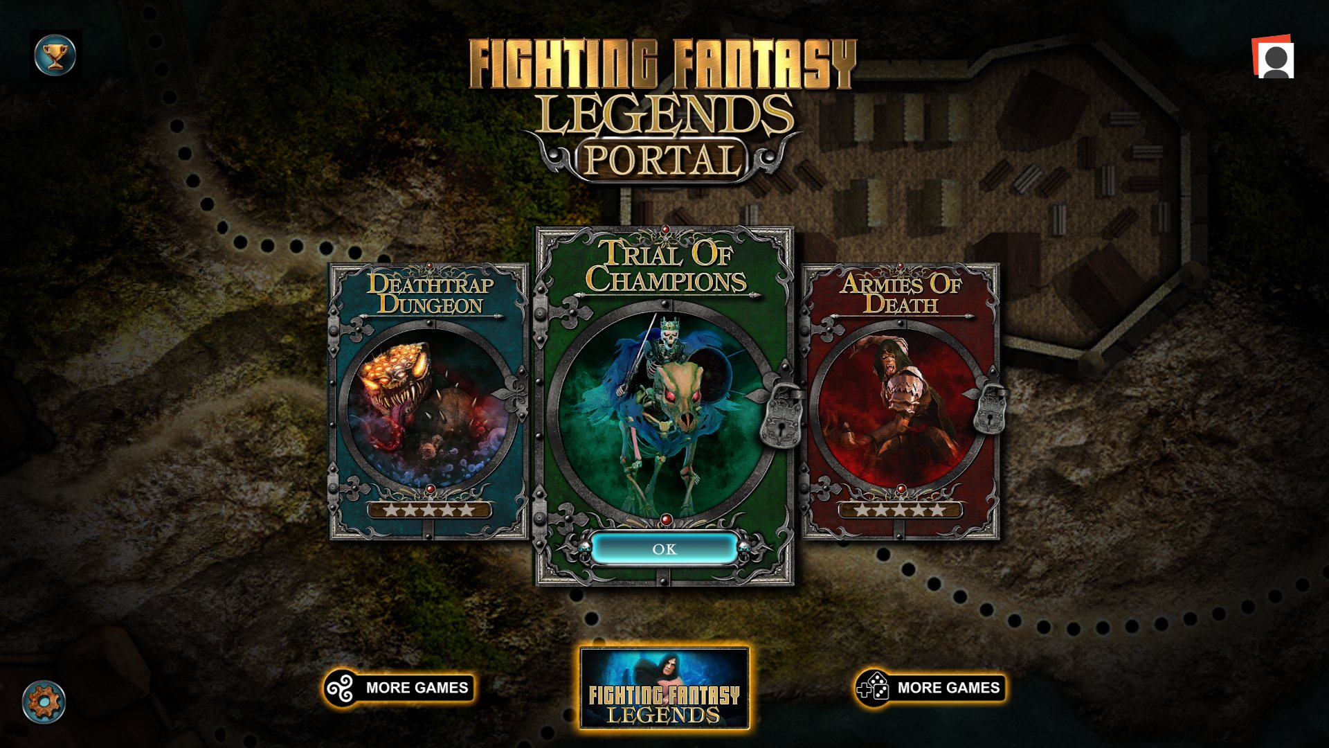 Fighting Fantasy Legends Portal Steam CD Key, 2.14$