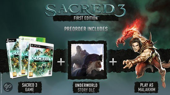 Sacred 3 First Edition EU Steam CD Key, 2.24$