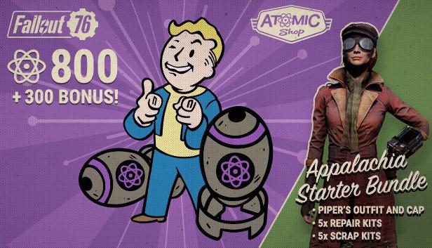 Fallout 76 - Appalachia Starter Bundle DLC Steam Altergift, 10.51$