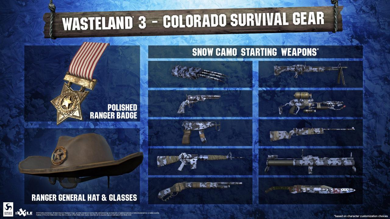 Wasteland 3 - Colorado Survival Gear DLC Steam CD Key, 1.63$