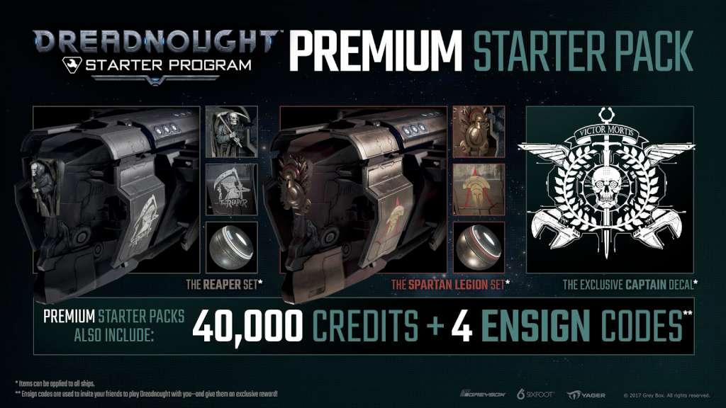 Dreadnought - Premium Starter Pack DLC Activation CD Key, 0.72$