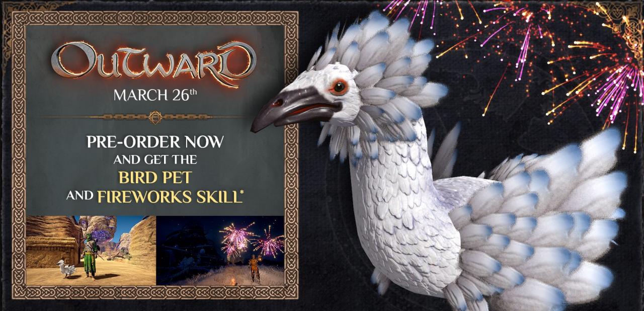 Outward - Pearl Bird Pet and Fireworks Skill DLC Steam CD Key, 1.67$